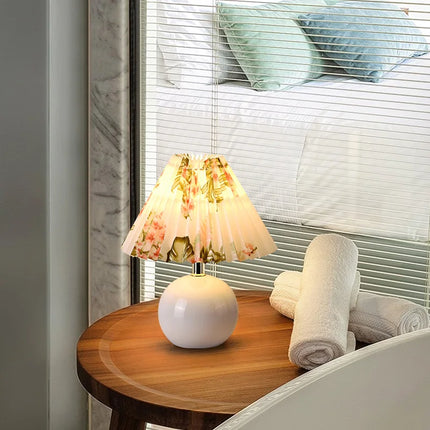 Lampe de chevet en céramique moderne pour bureau et veilleuse créative — LZ4X9P2