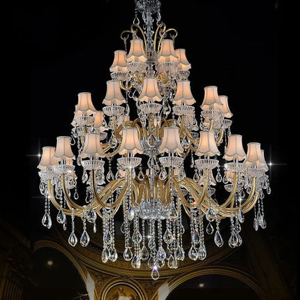 Lustre en cristal moderne pour éclairage élégant et raffiné — LZ4X9P2