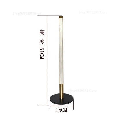 Lampadaire d'angle moderne sur pied démontable avec lumière intégrée — LZ4X9P