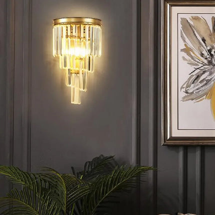 Applique murale en cristal pour décoration rétro et moderne — LZ4X9P2