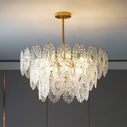 Lustre en cristal au design moderne pour une ambiance élégante — LZ4X9T2