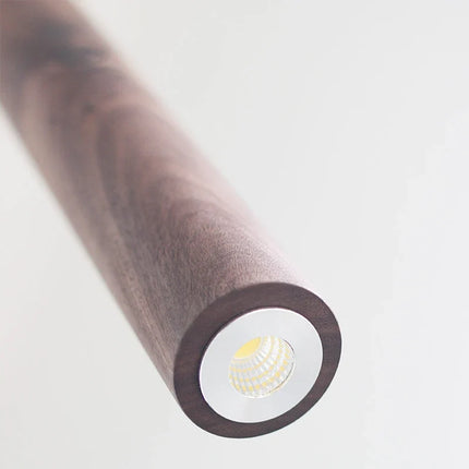 Suspension moderne en bois avec éclairage LED intégré — LZ4X9T2