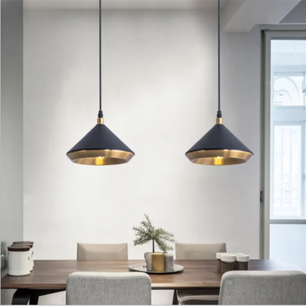 Suspension industrielle en métal style nordique pour luminaire décoratif — LZ4X9P
