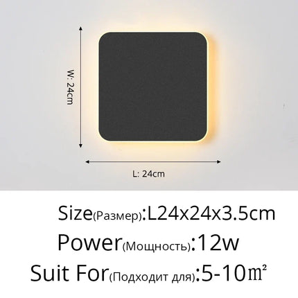Applique murale LED tactile pour chambre et escalier — LZ7D9X