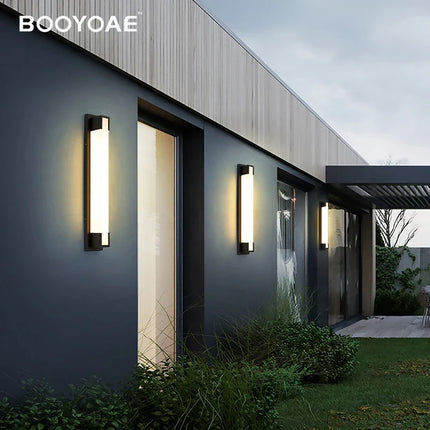 Applique murale LED extérieure étanche IP65 en inox pour jardin et terrasse — LZ4X9T2