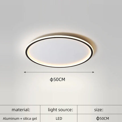 Plafonnier circulaire moderne pour intérieur élégant et fonctionnel — LZ4X9T2