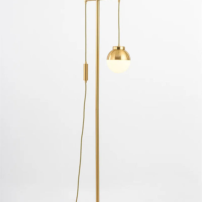 lampadaire en verre design nordique décoratif pour intérieur moderne