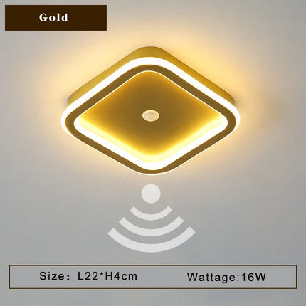 Plafonnier LED intérieur avec détecteur de mouvement PIR intégré — LZ4F9X2
