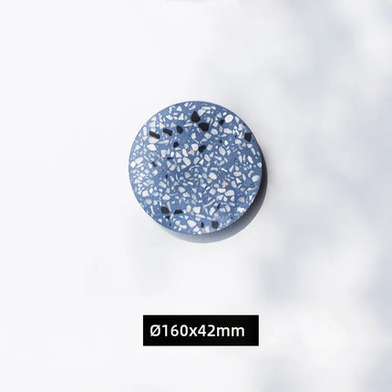 Applique murale LED ronde étanche pour jardin et terrasse en terrazzo et acrylique — LZ4X9P2