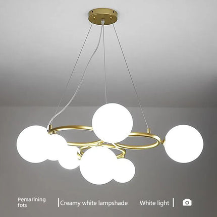Suspension moderne en verre avec ampoule intégrée pour intérieur — LZ4P9XQ