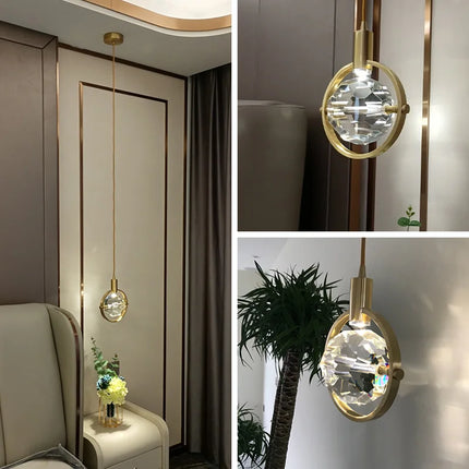 Lustre créatif en cristal pour décoration intérieure moderne — LZ4X9Q2