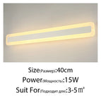 Blanc L40cm 15W / 3 couleurs 2700-7000K)