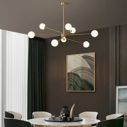 Lustre décoratif en cuivre style nordique pour intérieur — LZ4P9XQ