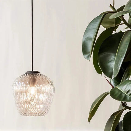 Suspension rétro nordique en verre pour intérieur — LZ4X9Q2M