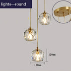 3 lumières rondes / Lumière chaude / CHINE