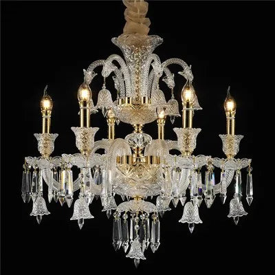 Lustre en cristal européen pour décoration moderne et élégante — LZ4X9Q
