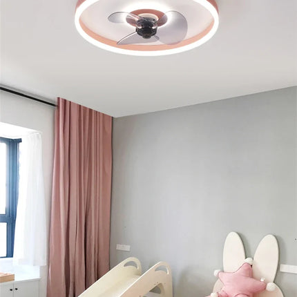 Plafonnier moderne avec ventilateur et éclairage LED 3 couleurs — LZ4X9P