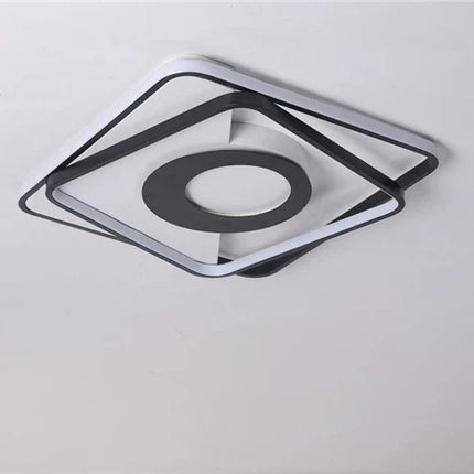 plafonnier led carré moderne à intensité variable pour intérieur maison