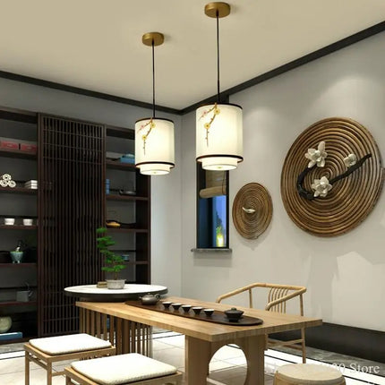 Suspension zen en cuivre pour décoration intérieure moderne — LZ4P9XJ2