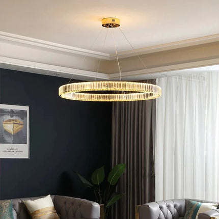 Lustre moderne en cristal élégant et raffiné haut de gamme — LZ4P9X