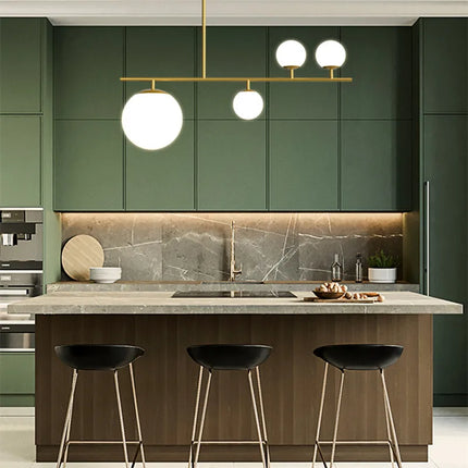 Lustre moderne en verre pour décoration intérieure — LZ4P9X