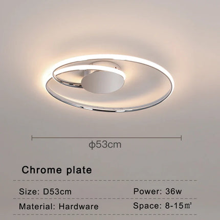 Plafonnier LED moderne au design élégant pour intérieur — LZ4X9Q1