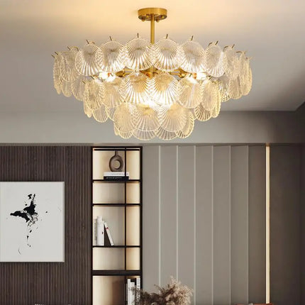 Suspension en cristal au design nordique pour éclairage d'ambiance — LZ4X9T