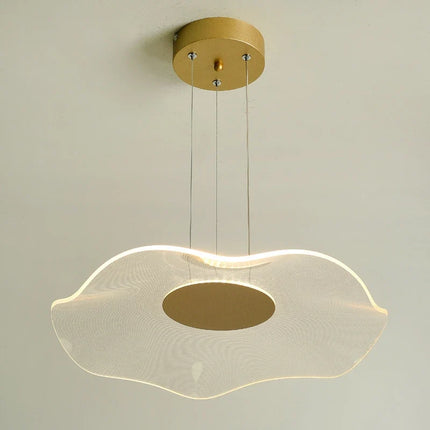 Lustre LED nordique feuille de lotus avec gradation — LZ4M9X2