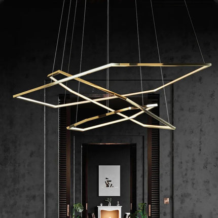 Suspension hexagonale multi-niveaux design — LZ4X9P2