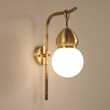 Applique murale gourde au style chinois pour décoration intérieure — LZ4T9XQ
