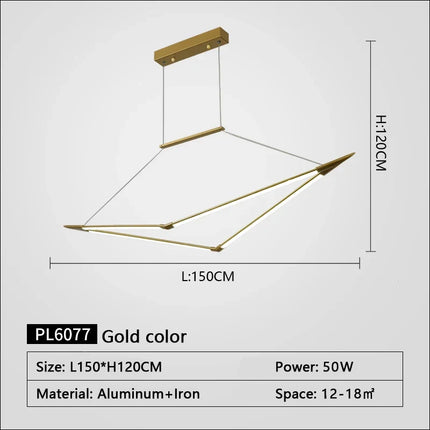Suspension LED dimmable pour éclairage moderne et élégant — LZ4X9P7Q