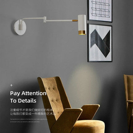 Applique murale extensible avec interrupteur marche/arrêt intégré — LZ4X9T2