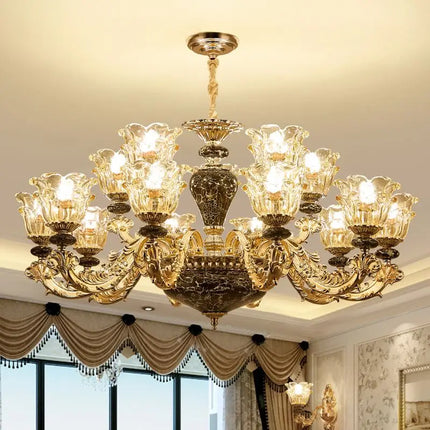 Lustre en cristal de luxe pour ambiance minimaliste — LZ4XQ9