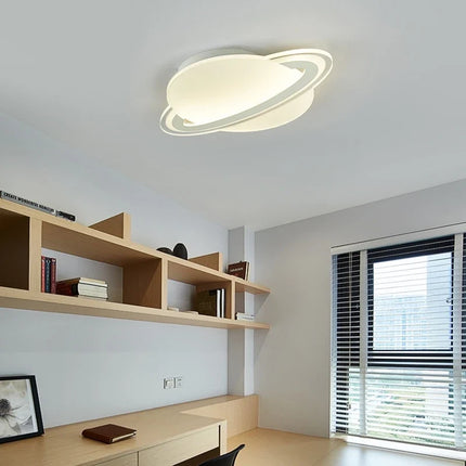 Plafonnier LED moderne motif planète pour chambre d’enfants — LZ4X9P