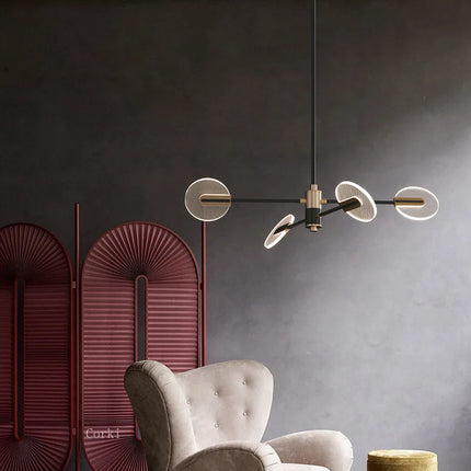 Lustre suspension en acrylique au design nordique élégant — LZ4X9T