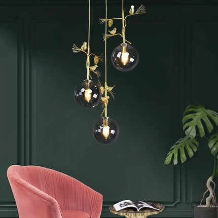 Suspension en verre au design moderne pour intérieur élégant — LZ4X9T