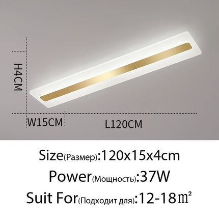 Plafonnier LED moderne en acrylique pour éclairage intérieur — LZ4P9XJ