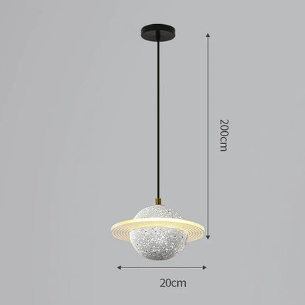 Suspension en résine design planétaire pour intérieur moderne — LZ4X9P