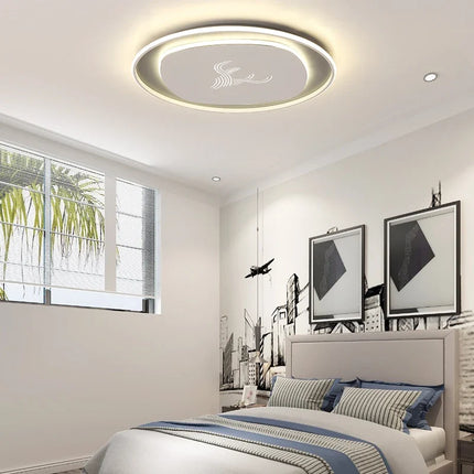 Plafonnier LED rond style chinois en bois et fer forgé — LZ4X9T1