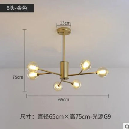 Lustre suspension globe industriel en verre et fer noir vintage — LZ4X9T2