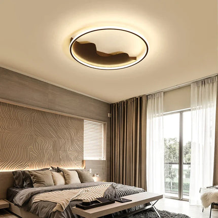 Plafonnier rond en aluminium pour éclairage décoratif intérieur — LZ4X9B