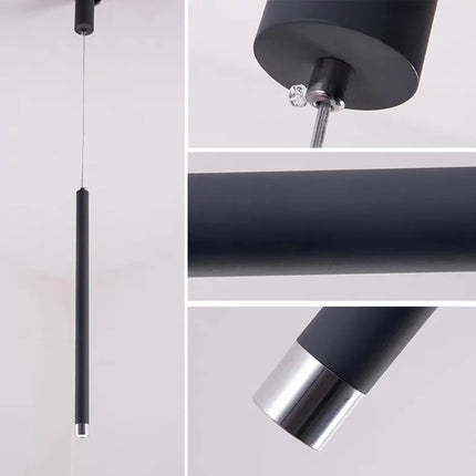 Suspension LED tube longue pour cuisine et bar — LZ4X9P2