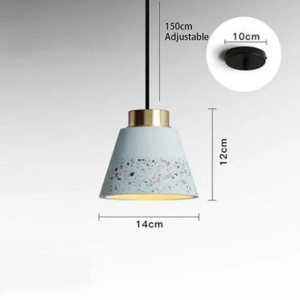 Suspension vintage en ciment pour bar et café — LZ4X9Q