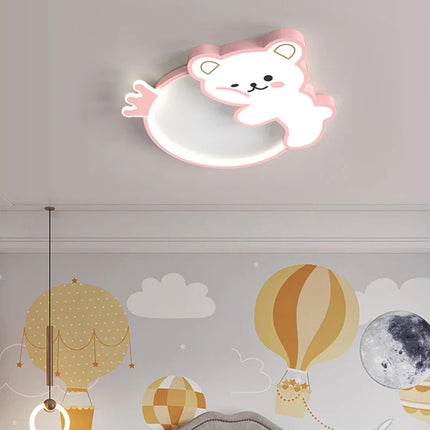 Plafonnier enfant design ours mignon pour décoration intérieure — LZ4N7Q2