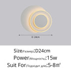 Blanc style D 15W / 3 couleurs pas de télécommande
