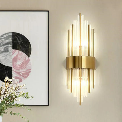 Applique murale en cristal pour décoration rétro et moderne — LZ4X9P2