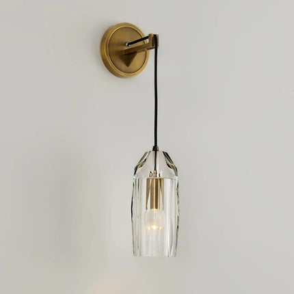 Applique murale en cristal d’art au design moderne pour intérieur — LZ4X9T