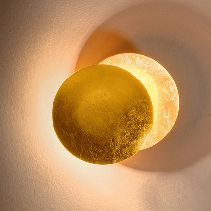 applique murale vintage éclipse solaire style nordique concept lunaire