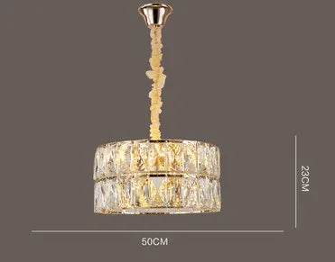 Lustre en cristal au design nordique pour intérieur élégant — LZ4X9P2Q
