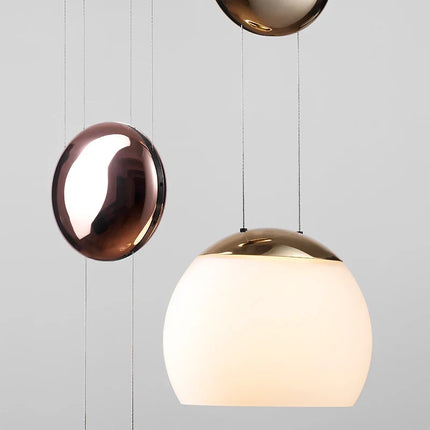 Suspension en verre ajustable style nordique loft — LZ4X9P2